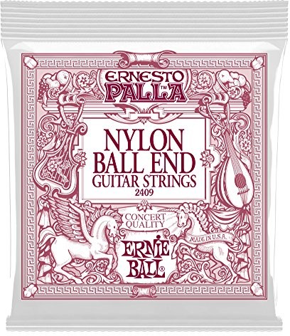 Ernie Ball Ernesto palla Nylon Black & Gold ball End Classical (2409) 2409