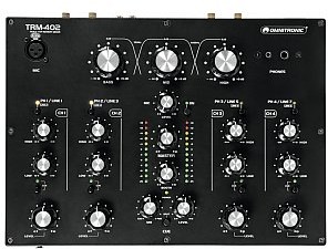 Omnitronic TRM-402 4-Channel Rotary Mixer 10355930