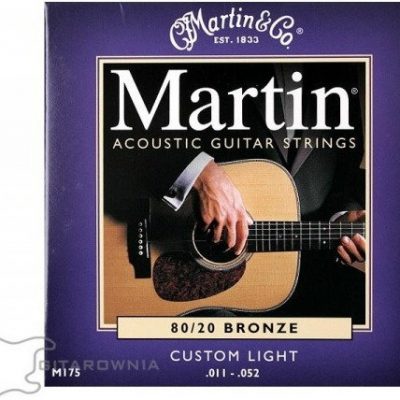 Martin struny do gitary akustycznej .011-.052 Bronze M175