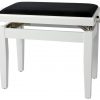 Gewa 130030 Piano Bench Deluxe White High Gloss